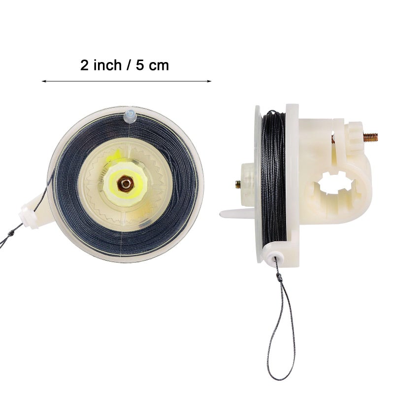 LONTCS 2 Pcs Kevlar Trip Wire on Reusable Reel (85ft),Trip Wire for Perimeter Trip Alarm 12 Gauge and Trips Wires Alarm Device,Kevlar Line for Camping Perimeter Alarms and Early Warning Security Trips Alarms - Image 2